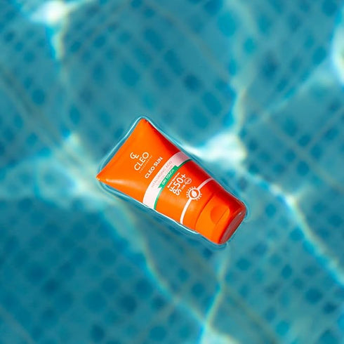 كليو جل كريم للحماية من الشمس بحمض الهيالورونيك معامل حماية (+50) 50 مل - Cleo laboratories